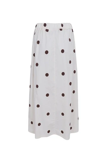 Abbie Skirt | Coffee Dot | Nederdel fra Black Colour - Image 4