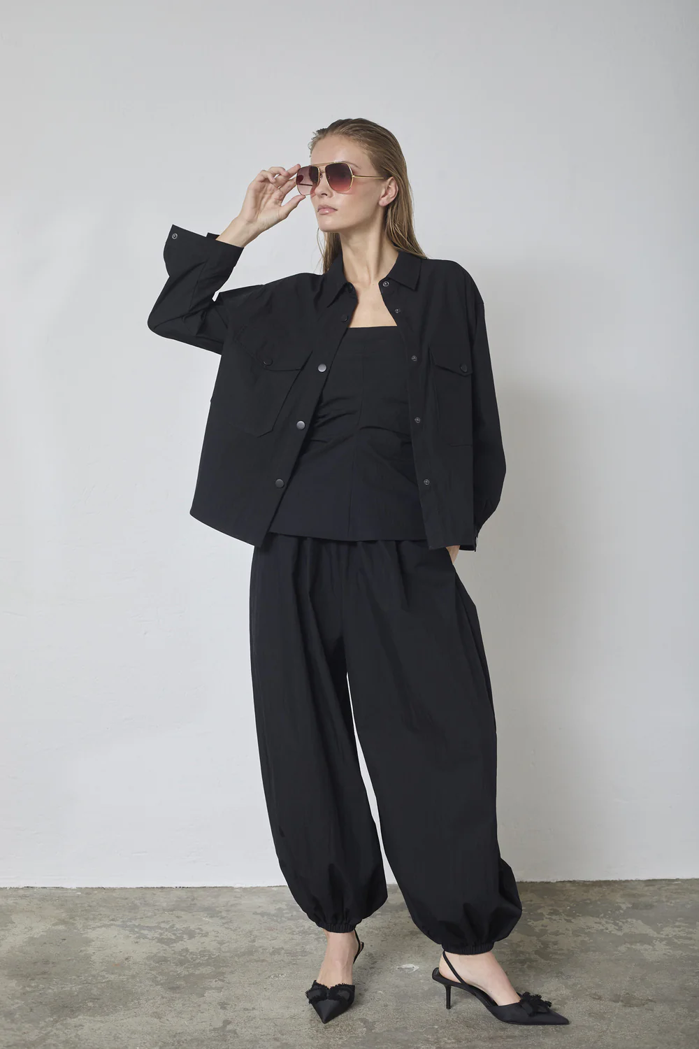 Acasia Shirt 45102 | Black | Bluse fra Co'couture - Image 3