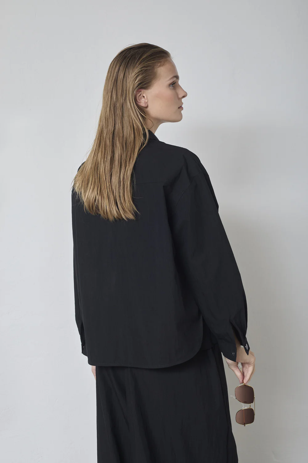 Acasia Shirt 45102 | Black | Bluse fra Co'couture - Image 6