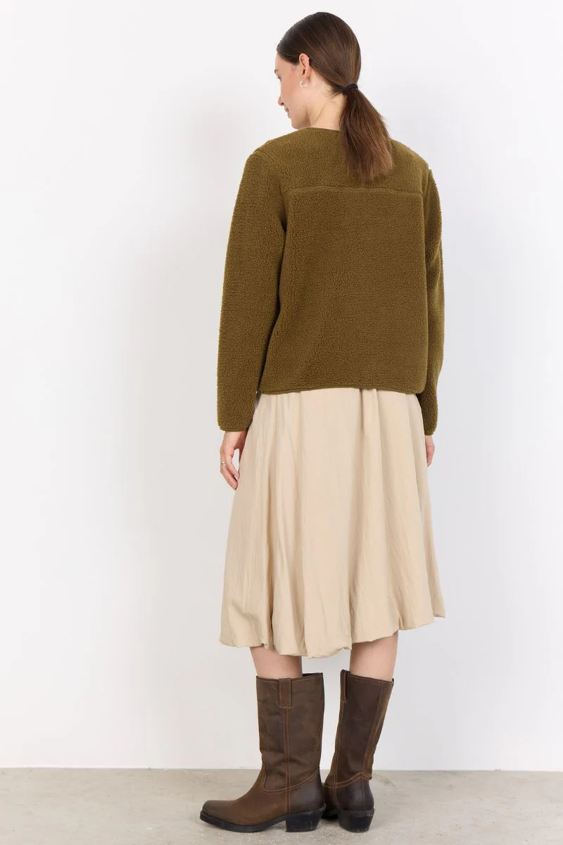 Ada Teddy Jacket | Army | Jakke fra French Laundry - Image 11