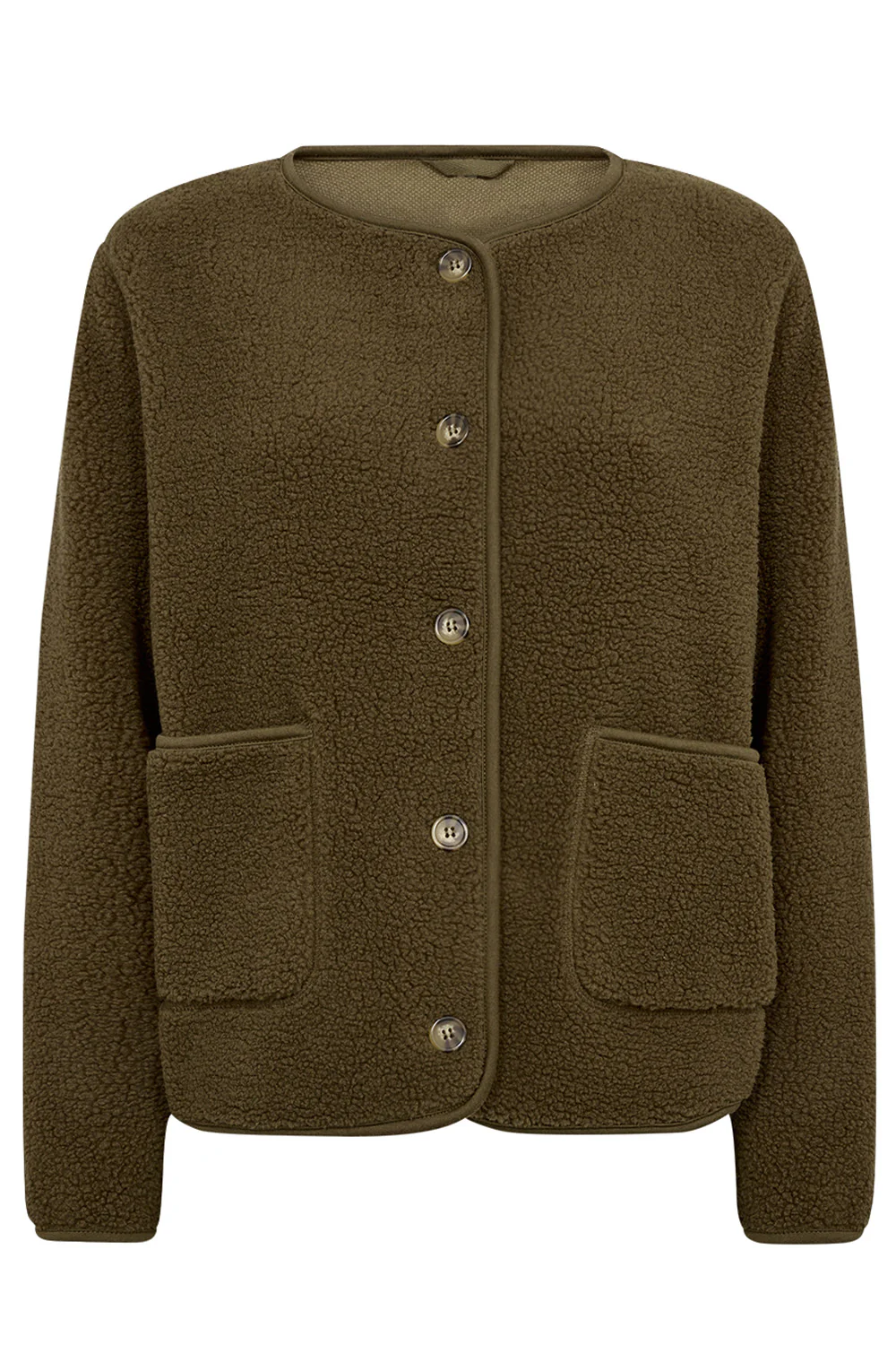 Ada Teddy Jacket | Army | Jakke fra French Laundry - Image 2