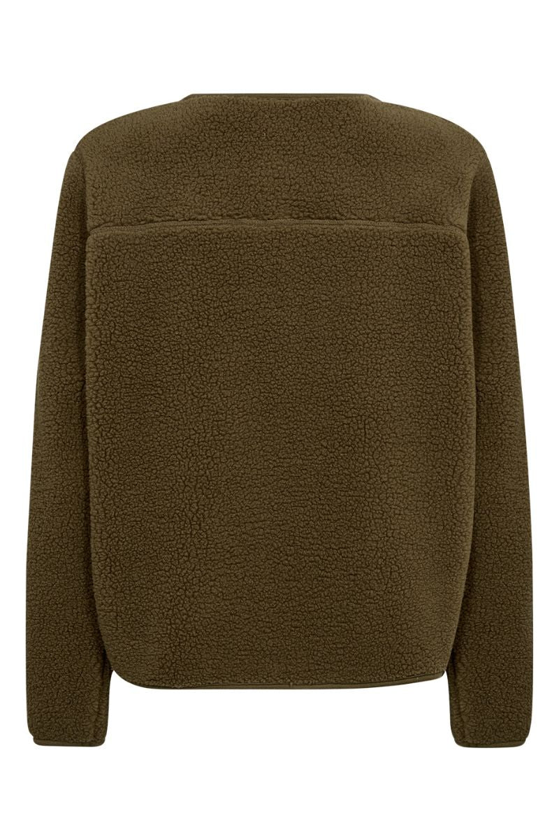 Ada Teddy Jacket | Army | Jakke fra French Laundry - Image 9