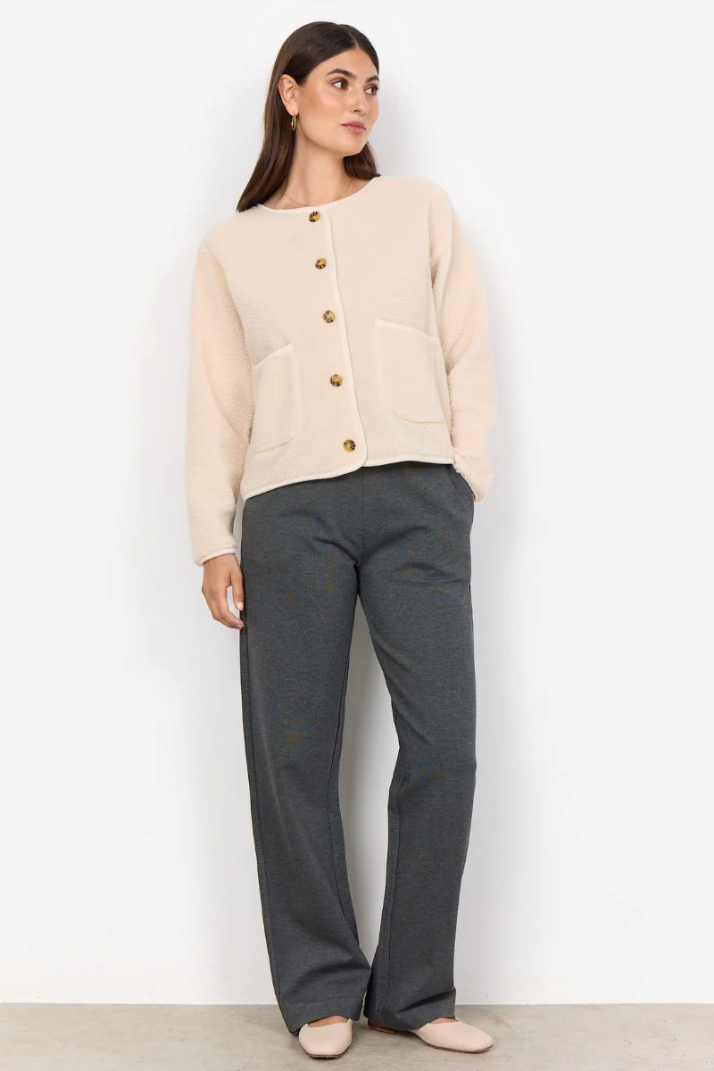 Ada Teddy Jacket | Creme | Jakke fra French Laundry - Image 8