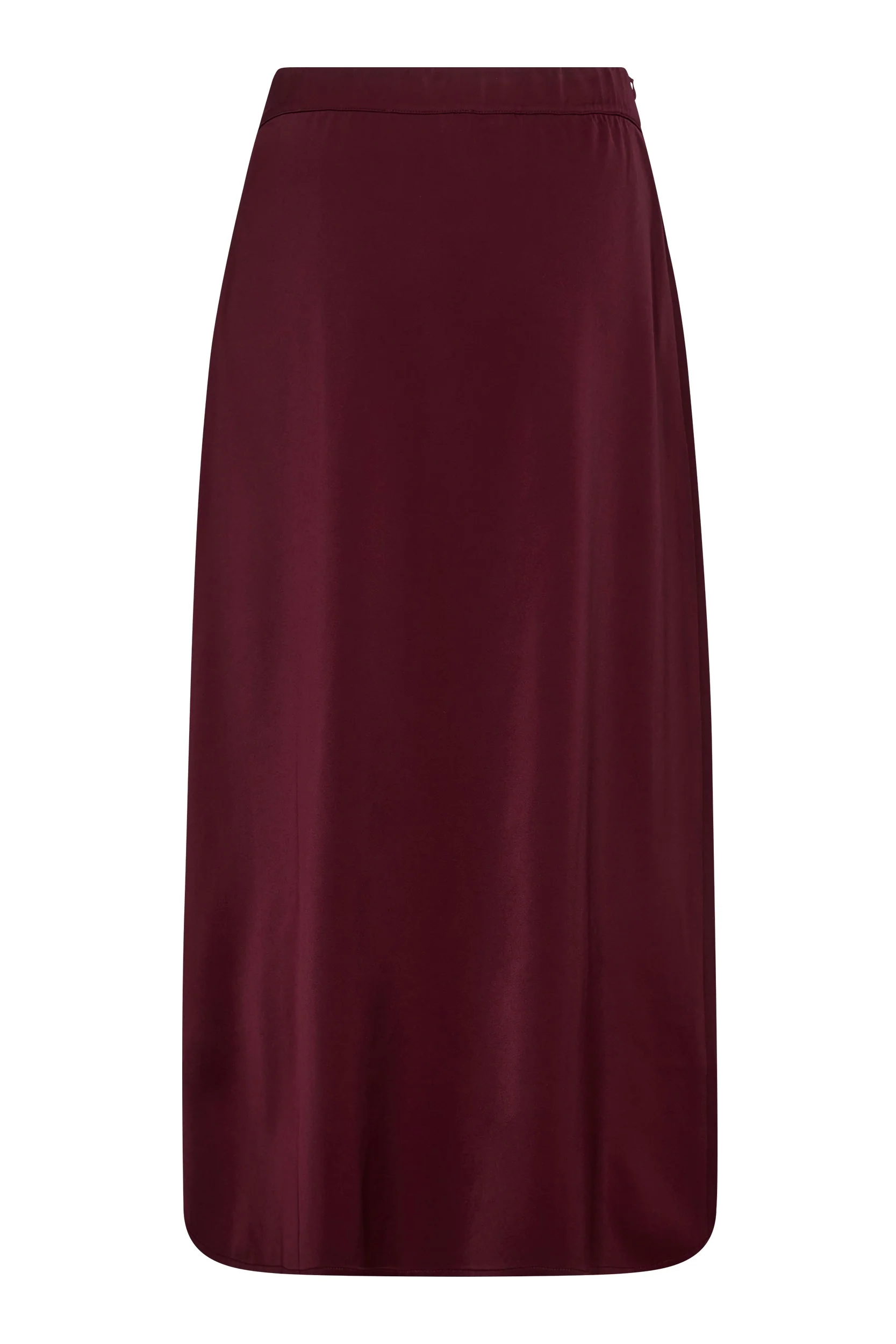 Adna Sateen Skirt 34164 | Burgundy | Nederdel fra Co'couture - Image 2