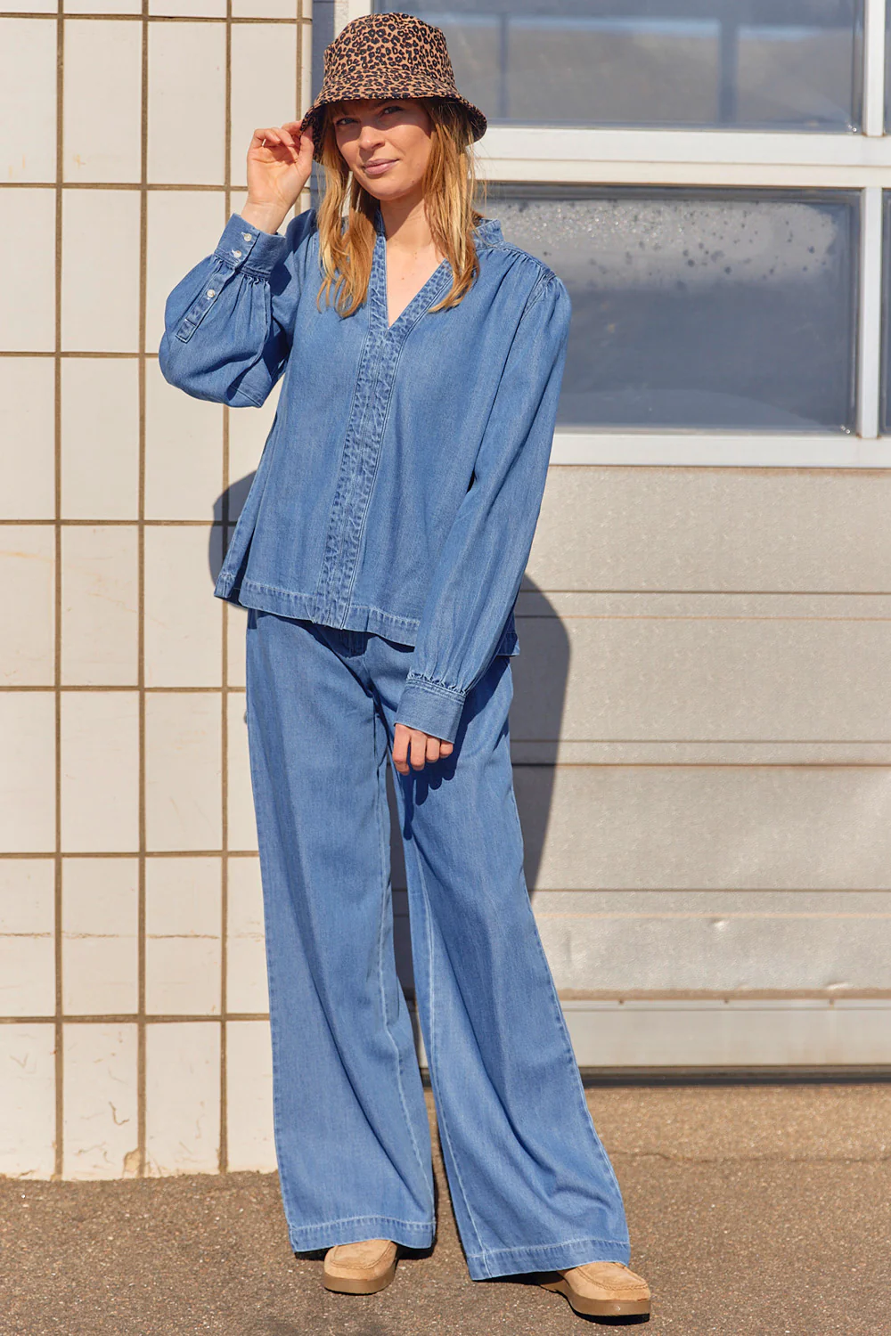 Agnes Blouse | Blå | Bluse fra Statebird - Image 7