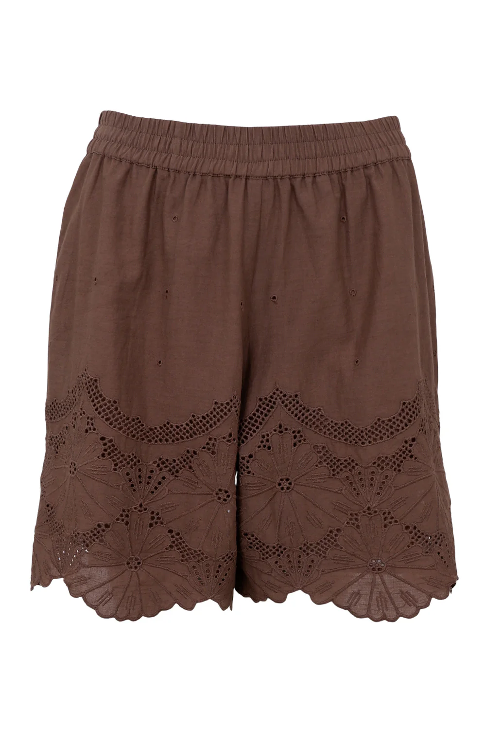 Agneta Lace Shorts | Espresso | Shorts fra Black Colour - Image 3