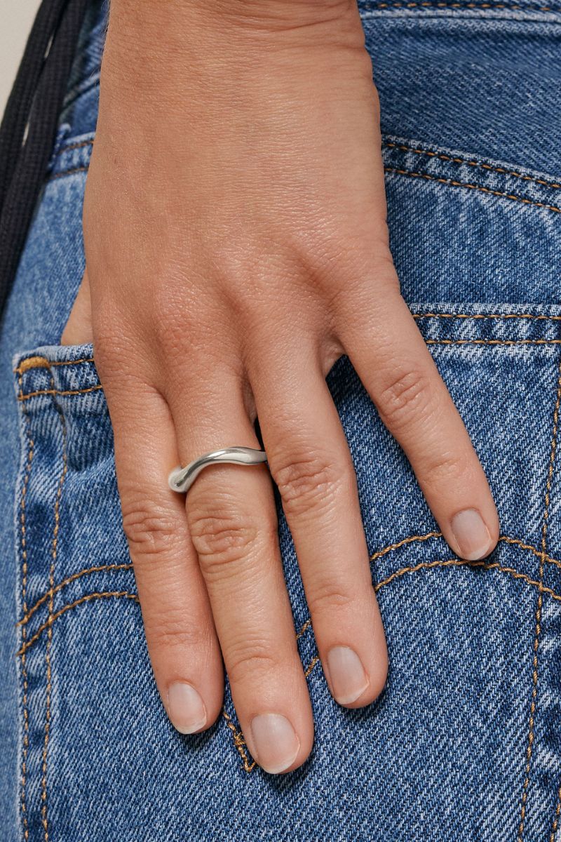Agnete Small Ring | 925S | Ring fra Enamel - Image 3