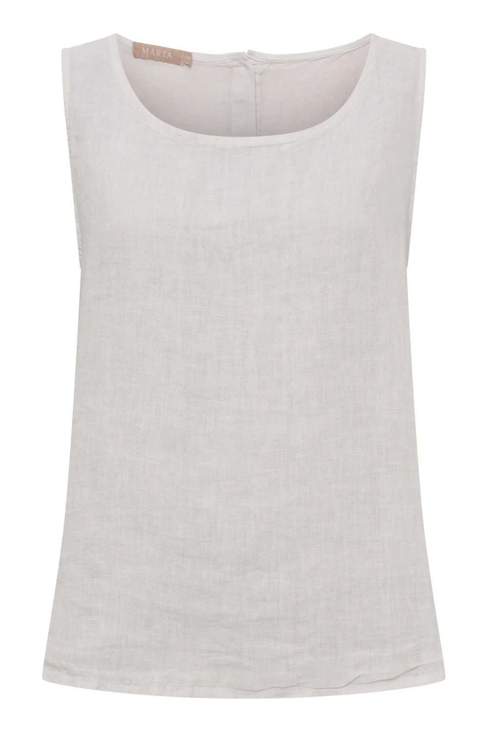 Alessia Linen Top | Sabbia