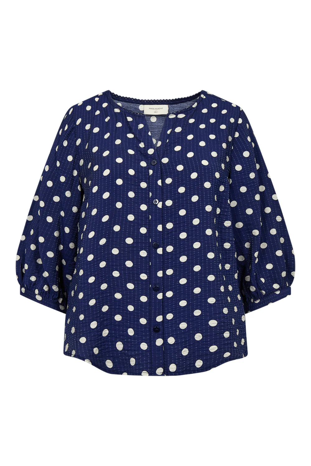 Alma Blouse 207683 | Navy Blazer W. Moonbeam | Bluse fra Freequent