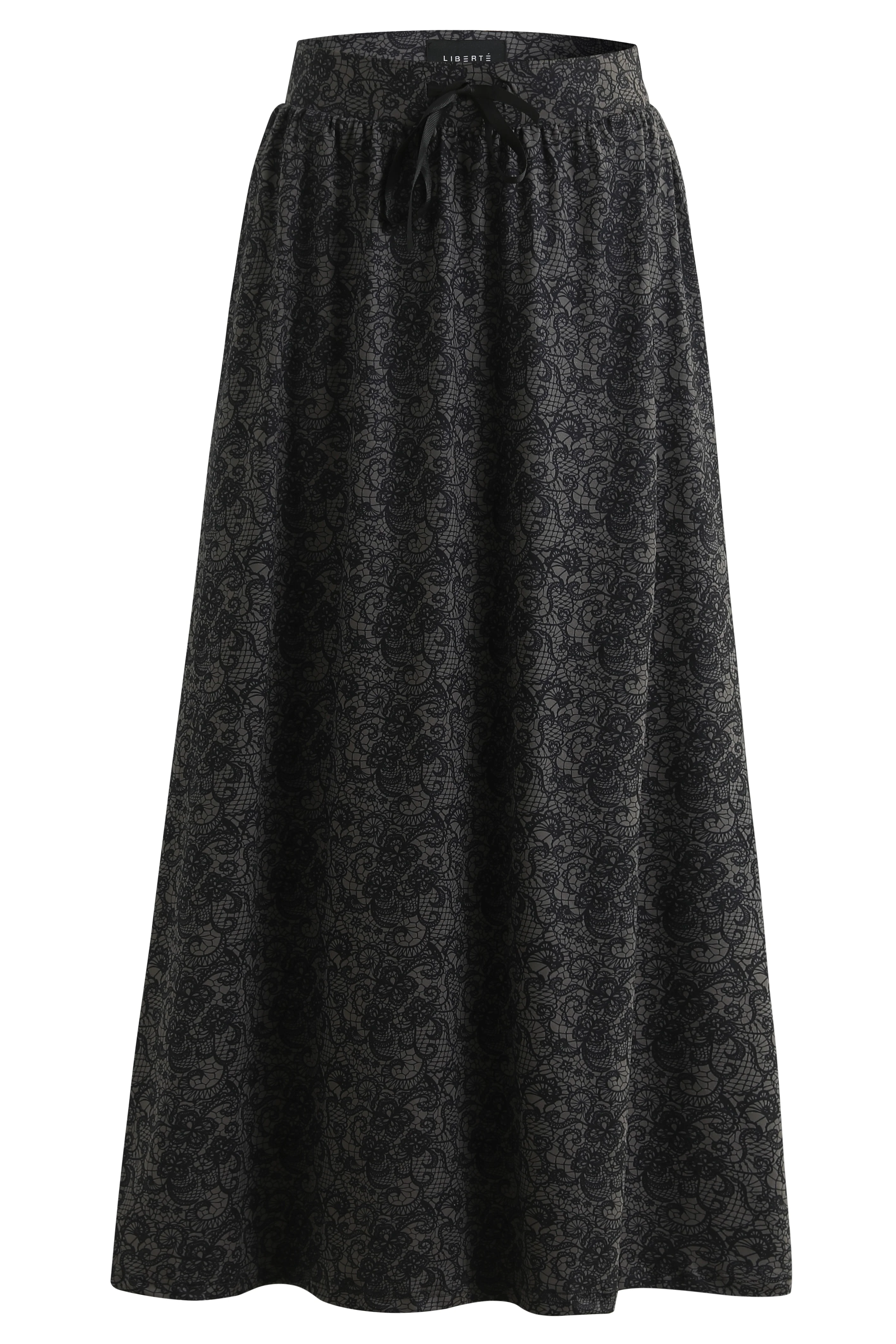 Alma Loose Skirt | Black Grey Lace | Nederdel fra Liberté - Image 2