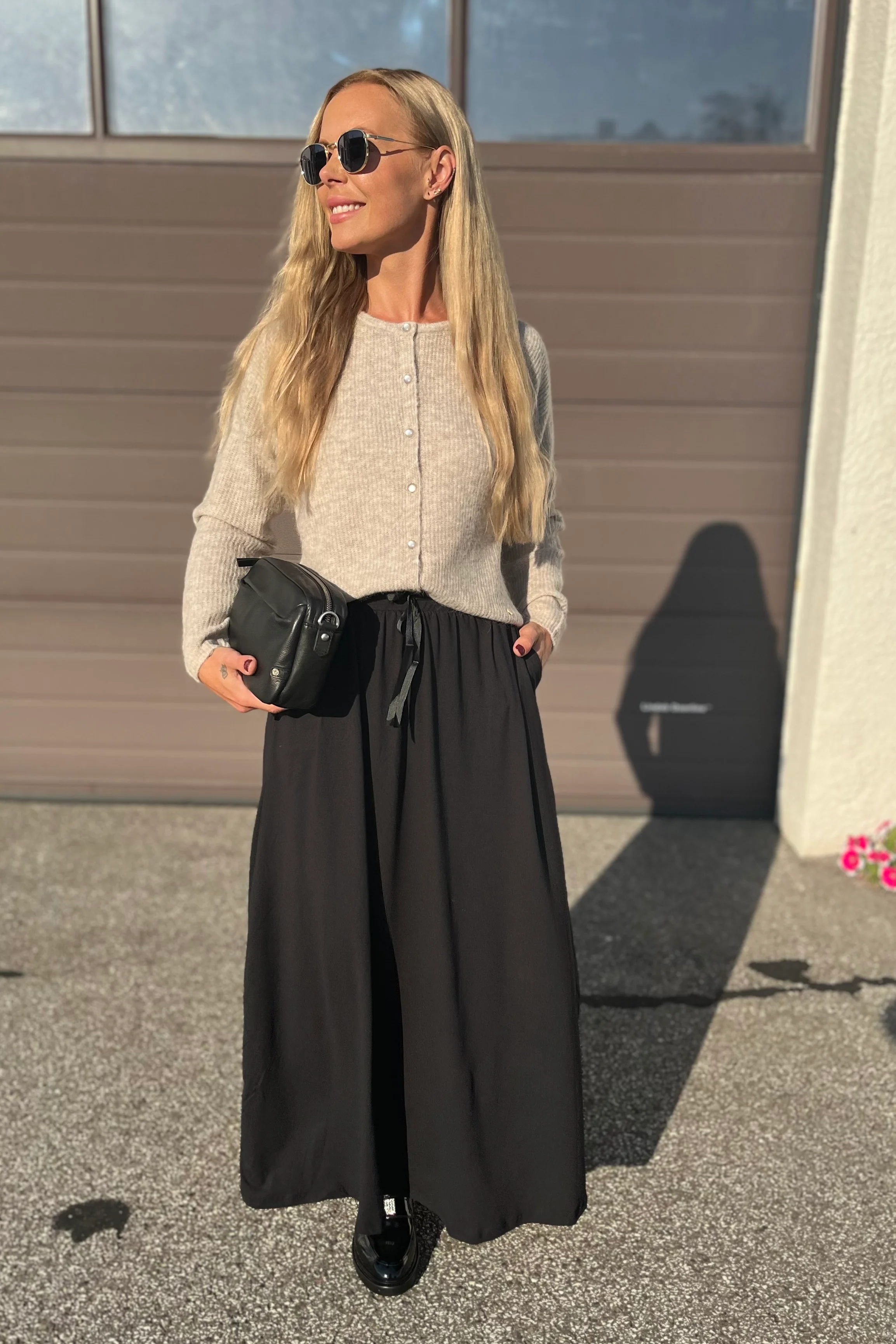 Alma Loose Skirt | Black | Nederdel fra Liberté - Image 6