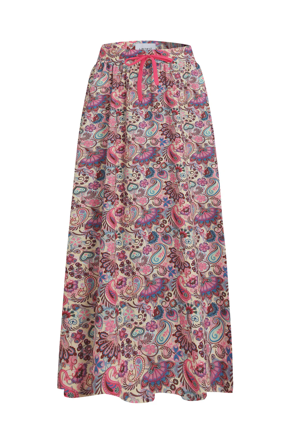 Alma Loose Skirt | Pink Paisley | Nederdel fra Liberté - Image 2
