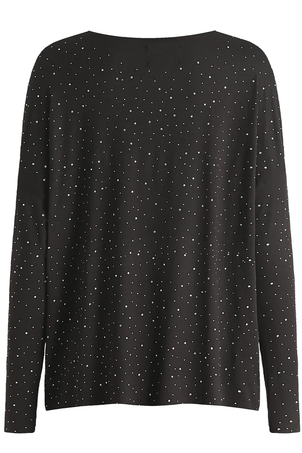 Alma Ls Top | Black Simili  (klare sten) | Bluse fra Liberté - Image 4
