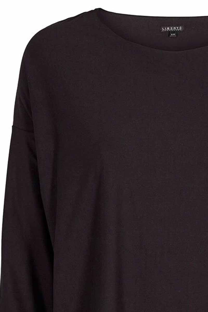 Alma LS Top | Sort | Langærmet bluse fra Liberté Essentiel - Image 5