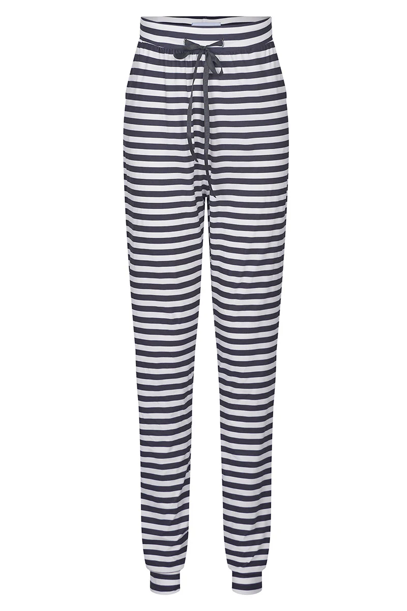 Alma Pants | Black Creme Stripe | Bukser fra Liberté - Image 2
