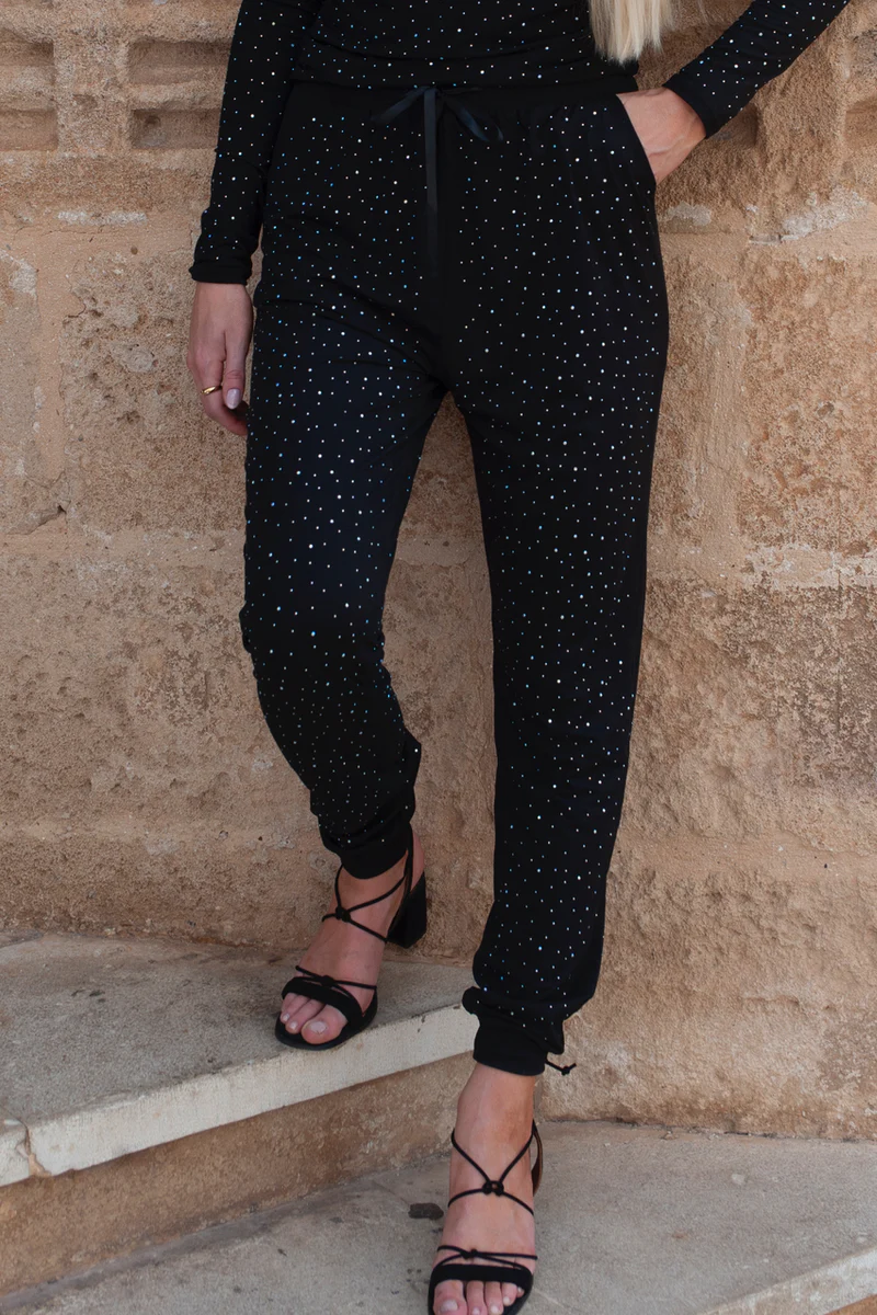 Alma Pants | Black Simili  (klare sten) | Bukser fra Liberté - Image 2