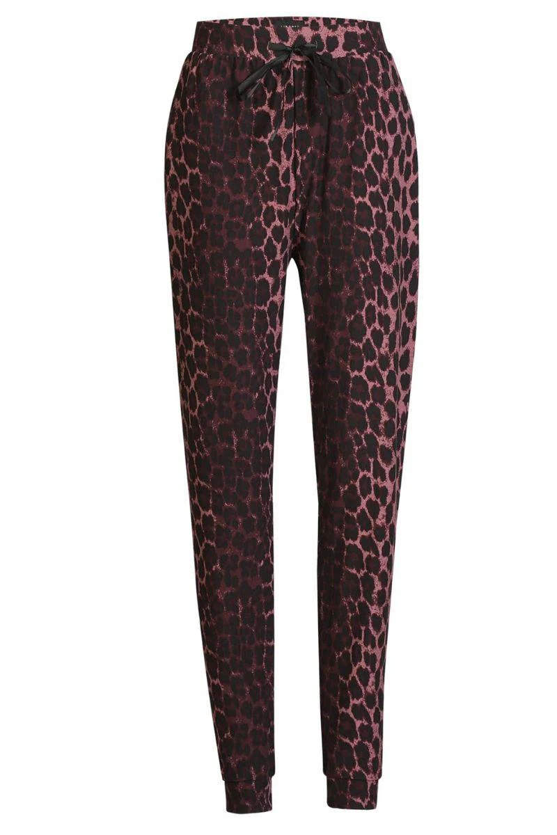 Alma Pants | Bordeaux Lux Leo | Bukser fra Liberté - Image 2