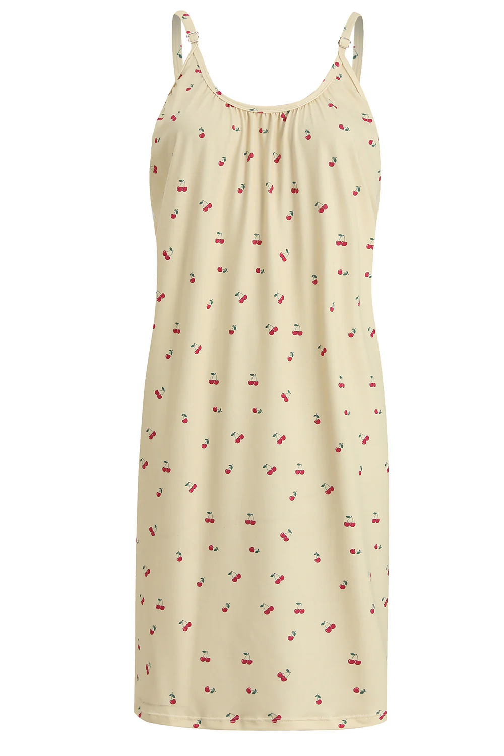 Alma Short Strap Dress | Yellow Cherry - Image 2