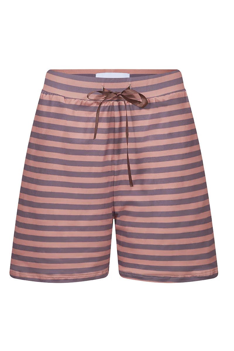 Alma Shorts | Brown Stripe | Shorts fra Liberté - Image 2