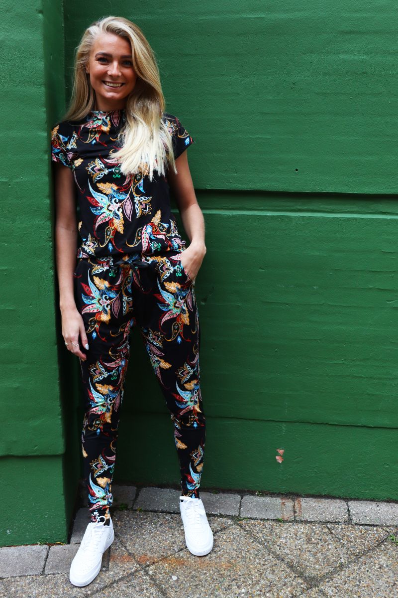 Alma Top | Black Multicolor Paisley | Bluse fra Liberté - Image 4
