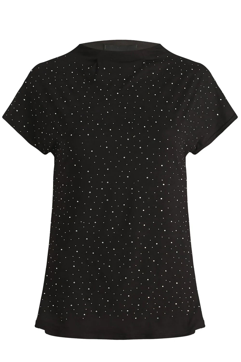 Alma Top | Black Simili  (klare sten) | Bluse fra Liberté