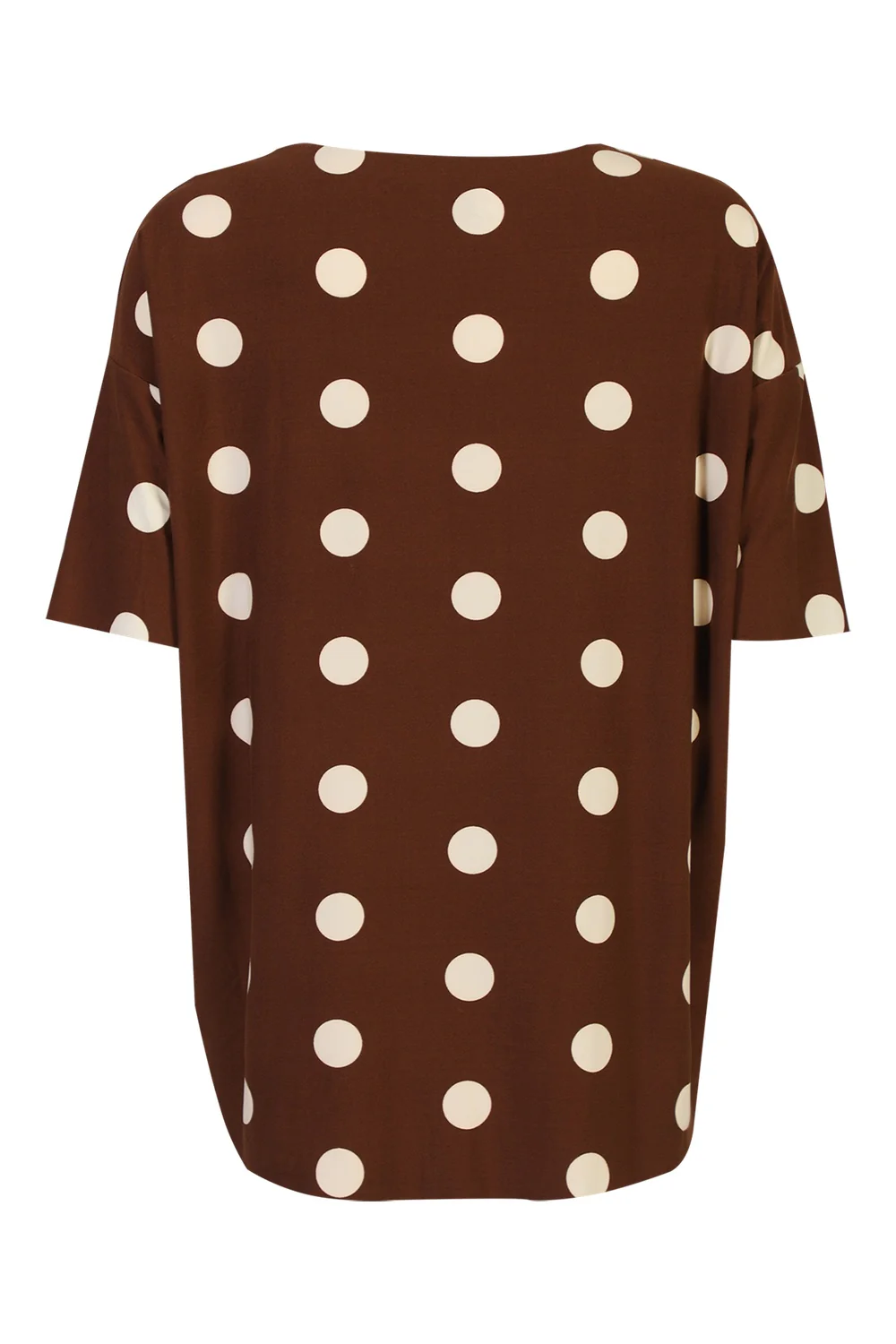 Alma Tshirt | Brown Creme Dot | Tshirt fra Liberté - Image 6