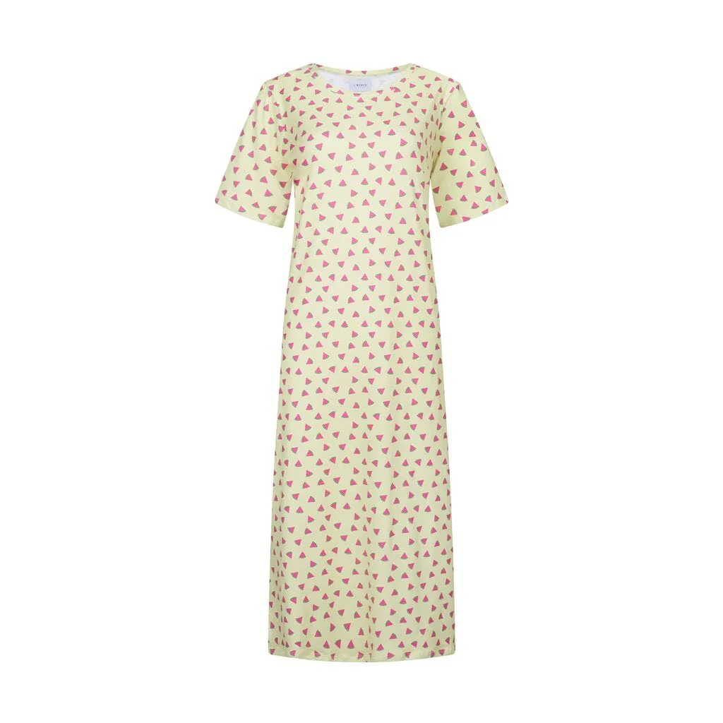 Alma Tshirt Dress | Creamy Strawberry | Kjole fra Liberté - Image 2
