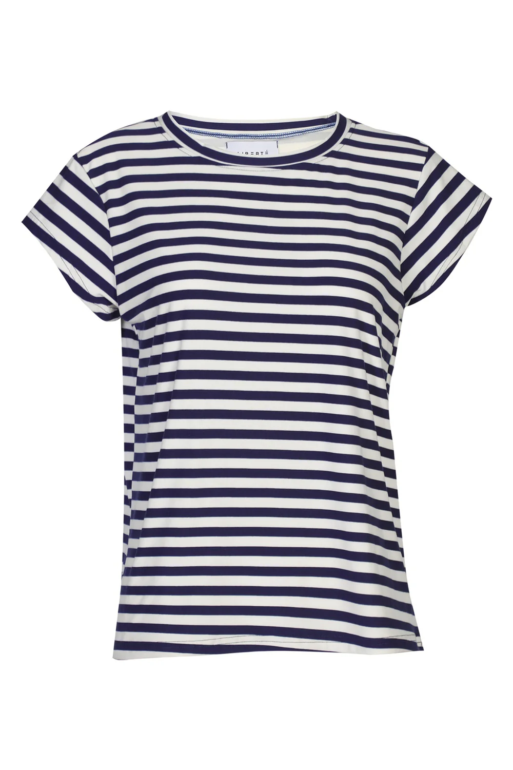 Alma U Tshirt | Blue Creme Stripe | Tshirt fra Liberté - Image 2