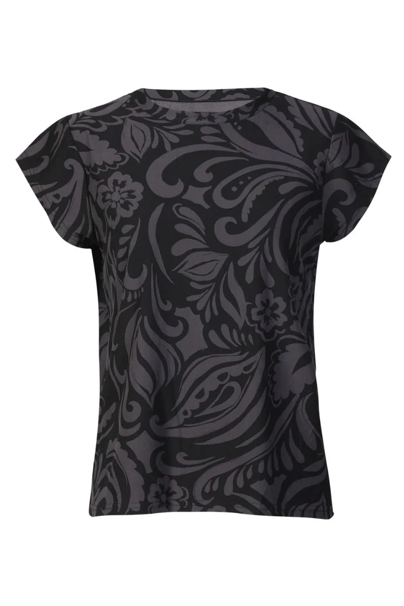 Alma U Tshirt | Dark Grey Black Tia | TShirt fra Liberté - Image 2