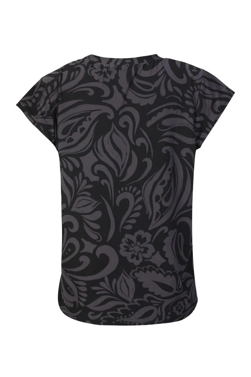 Alma U Tshirt | Dark Grey Black Tia | TShirt fra Liberté - Image 4