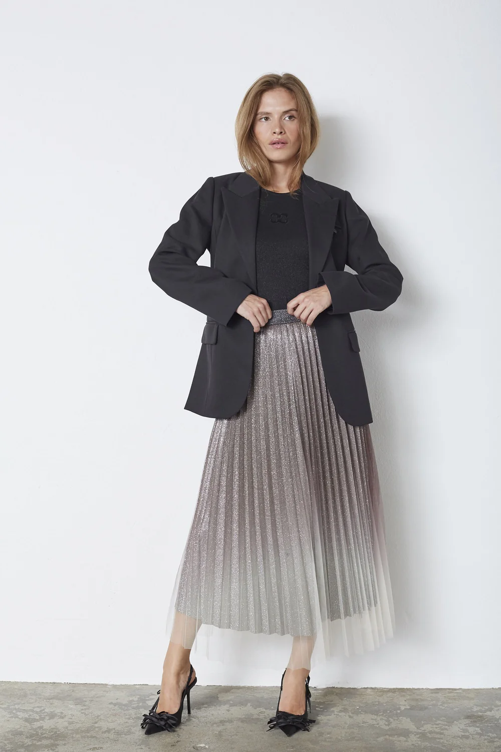 Almira Fitted Blazer 30365 | Black | Blazer fra Co'couture - Image 5