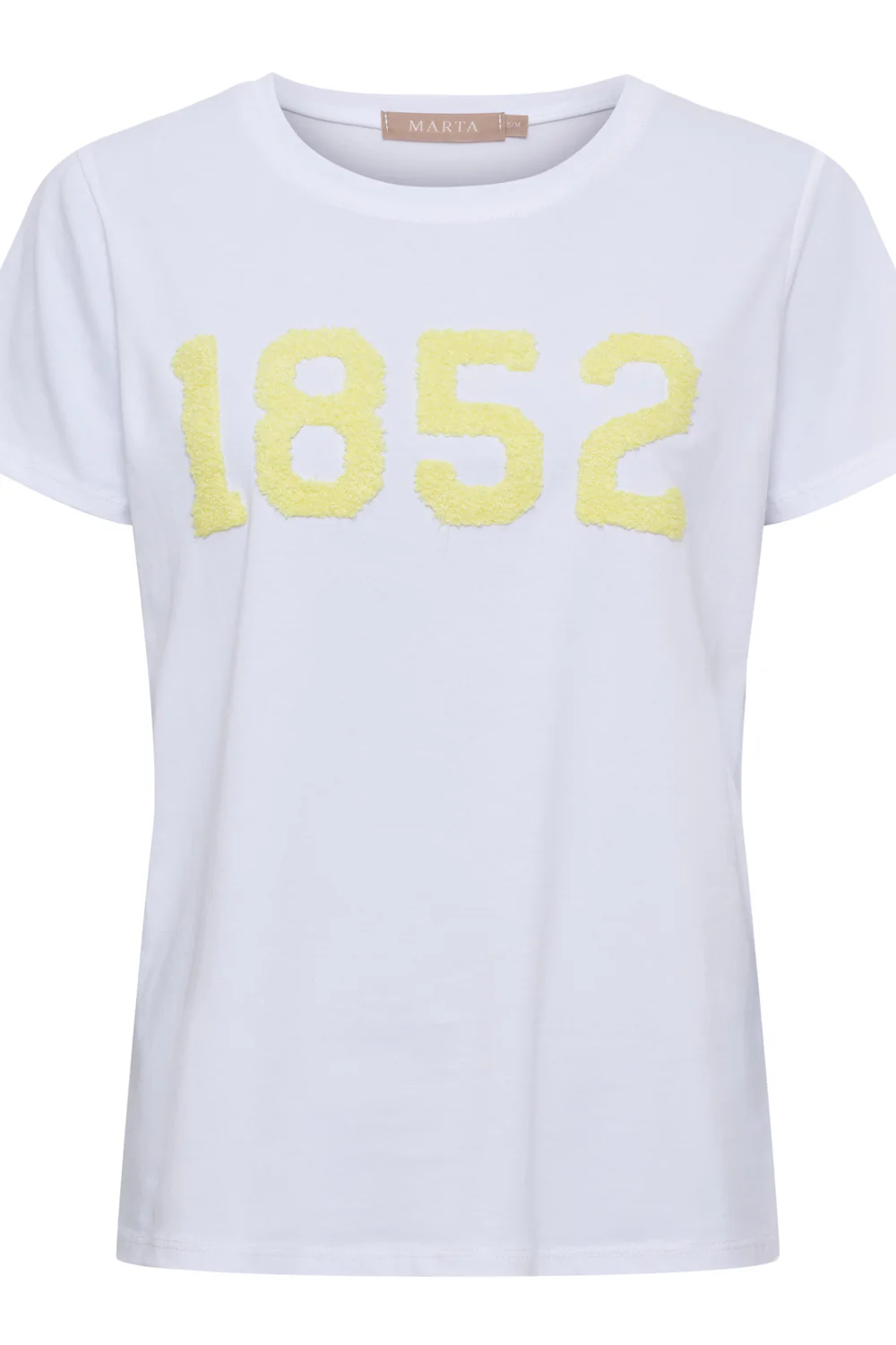 Alvera Tee T-shirt | White/Yellow