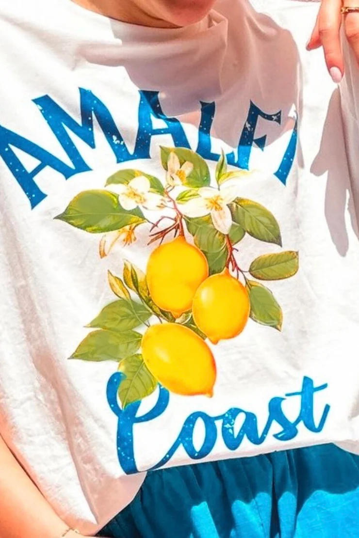 Amalfi Tee | White | T-shirt fra Atelier C