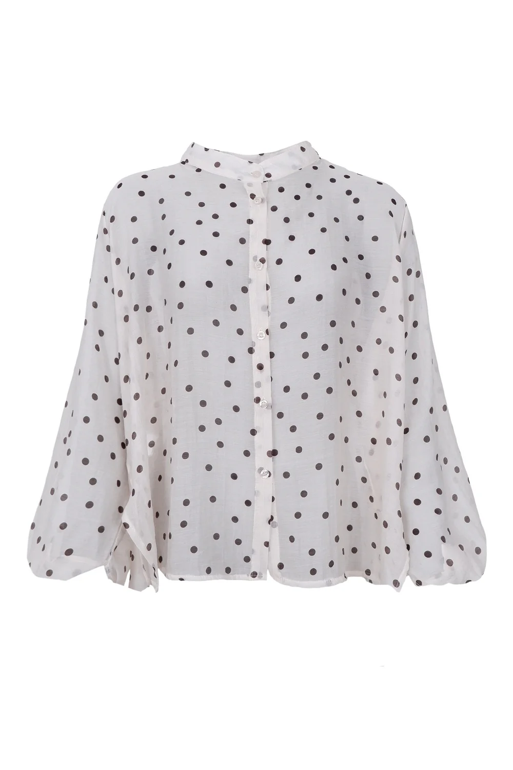 Amila Shirt | Off White | Bluse fra Black Colour