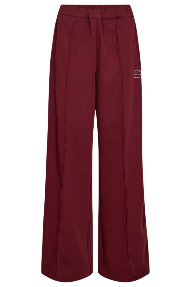 AminaCC Crease Pant | Burgundy | Bukser fra Co'Couture - Image 2