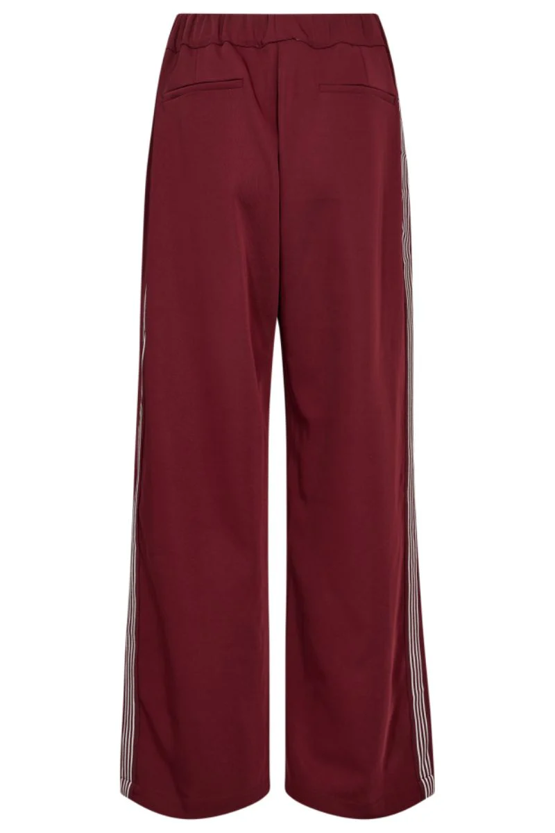 AminaCC Crease Pant | Burgundy | Bukser fra Co'Couture - Image 4