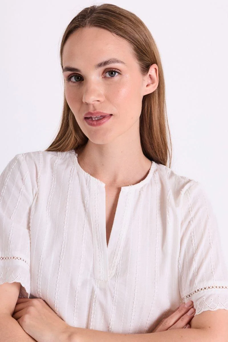 Ane Blouse 207617 | Star Off-White | Bluse fra Freequent - Image 4