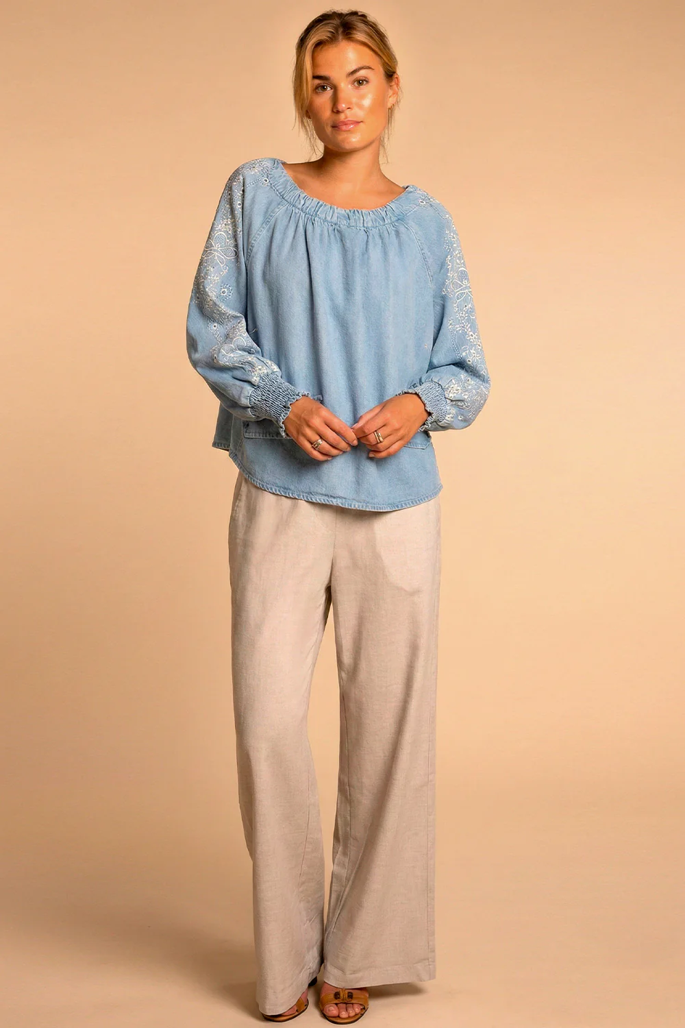 Anesa blouse | Endless Sky | Skjorte fra Gustav - Image 4