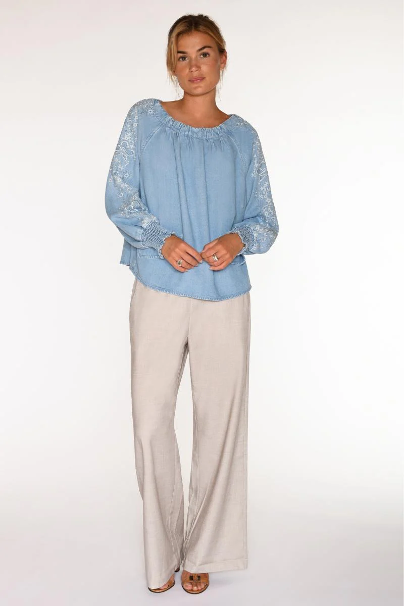 Anesa blouse | Endless Sky | Skjorte fra Gustav - Image 5