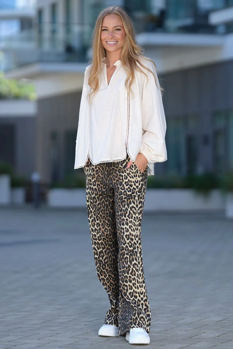 Anna Pants 2612 | Leopard | Bukser fra Prepair - Image 5
