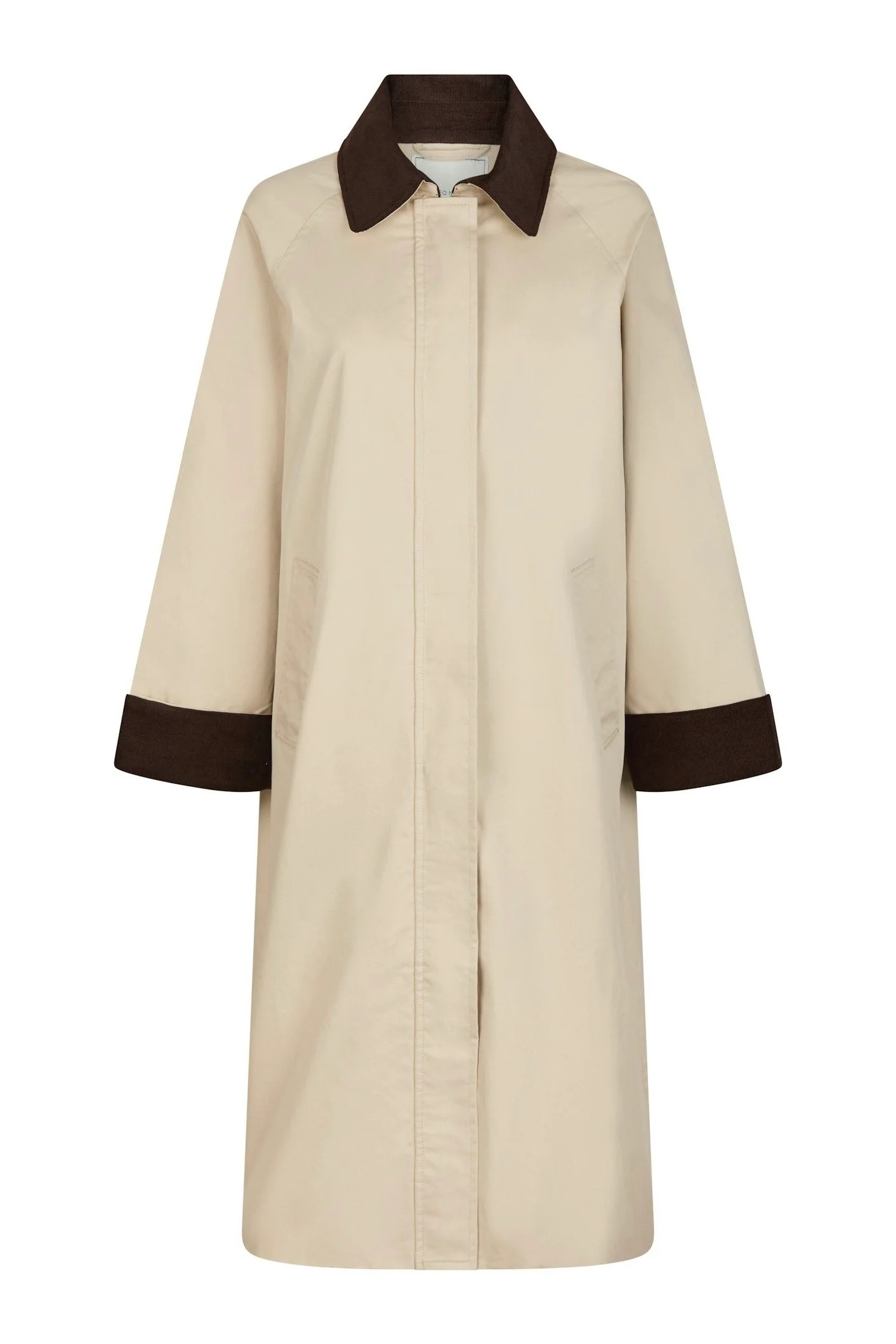Anneli Cord Coat | Ivory | Jakke fra Neo Noir - Image 2
