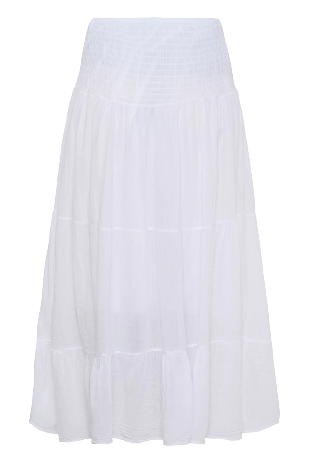 Anora Skirt | White Solid - Image 2