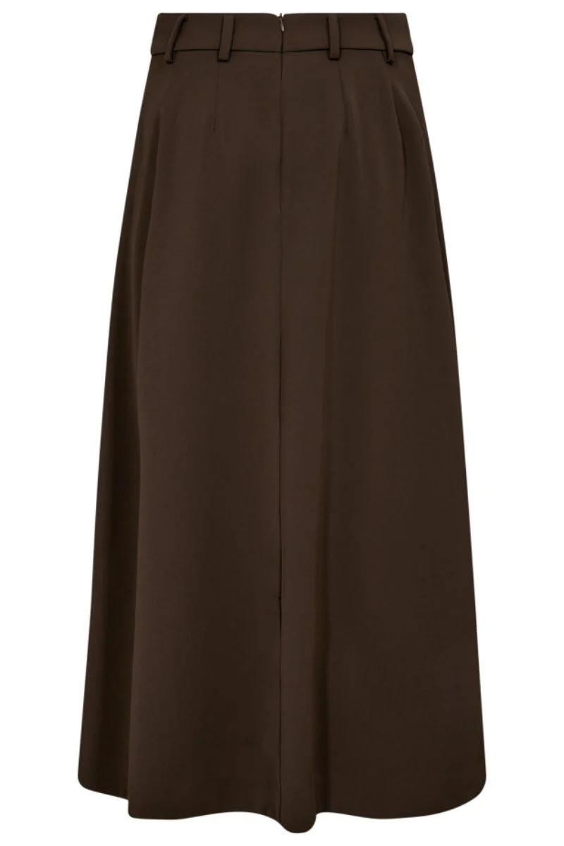 Anya Pleat Skirt 34178 | Mocca | Nederdel fra Co'couture - Image 8