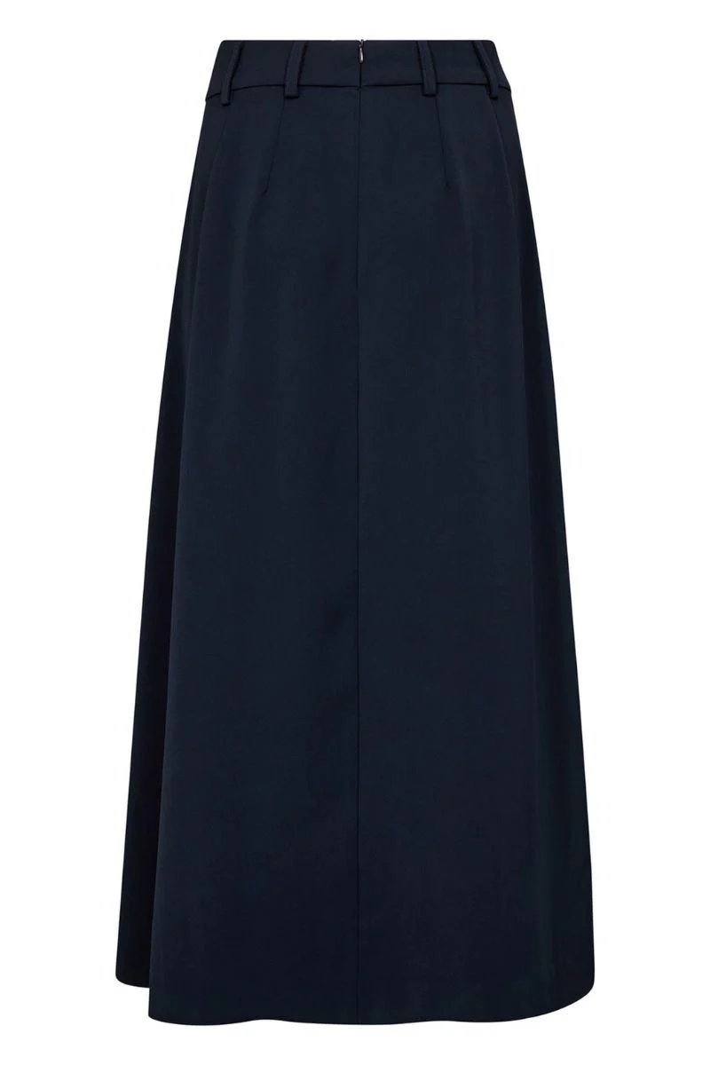 Anya Pleat Skirt 34178 | Navy | Nederdel fra Co'couture - Image 5