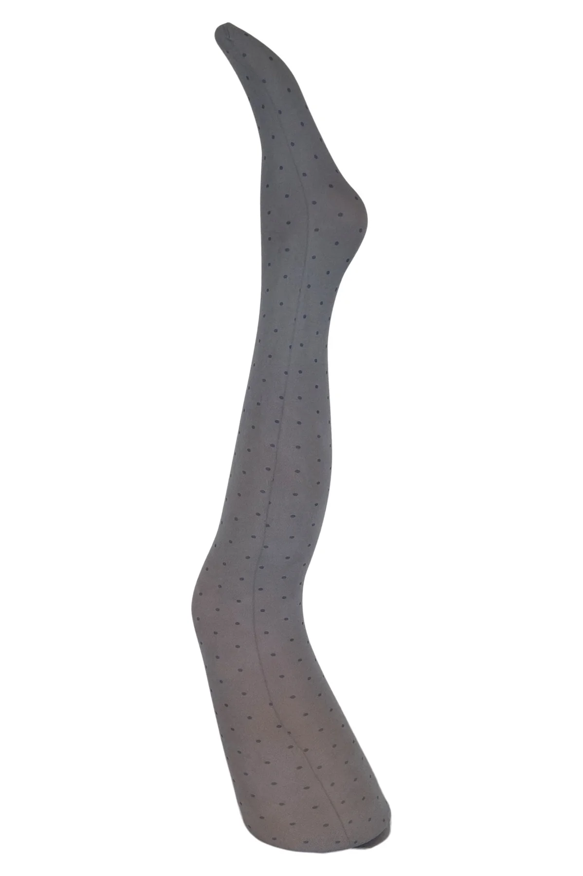 April Dot Tights | Grey Blue | Tights fra Black Colour