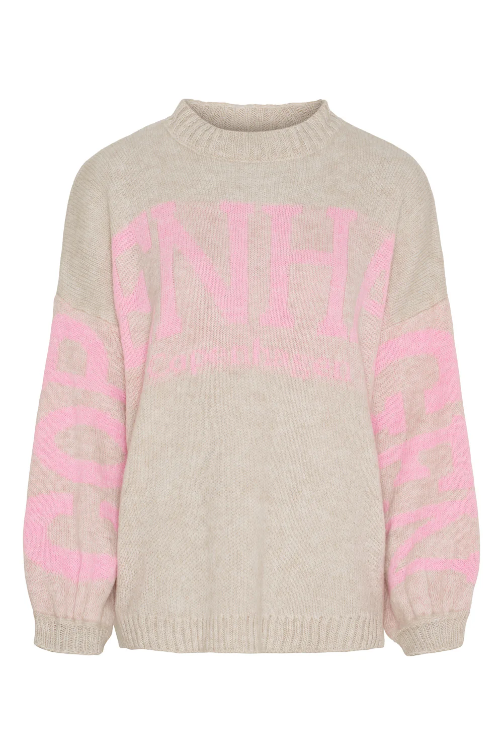 Aria Knit | Beige/Pink