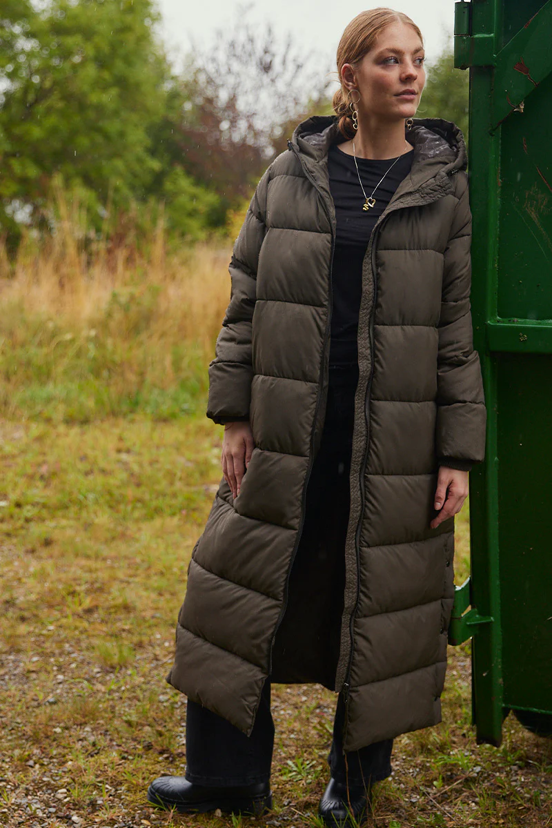 Asta Coat | Morel | Frakke fra French Laundry - Image 10