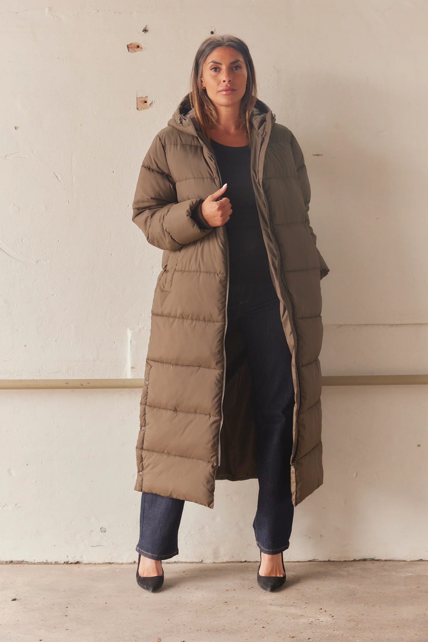 Asta Coat | Morel | Frakke fra French Laundry - Image 5