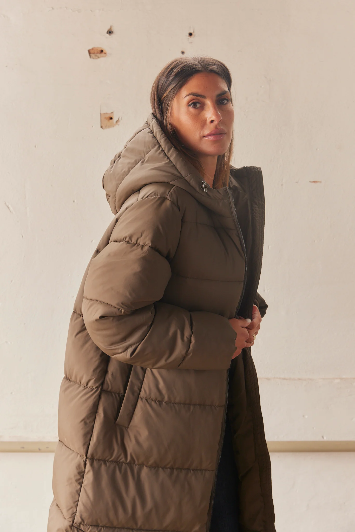 Asta Coat | Morel | Frakke fra French Laundry - Image 6