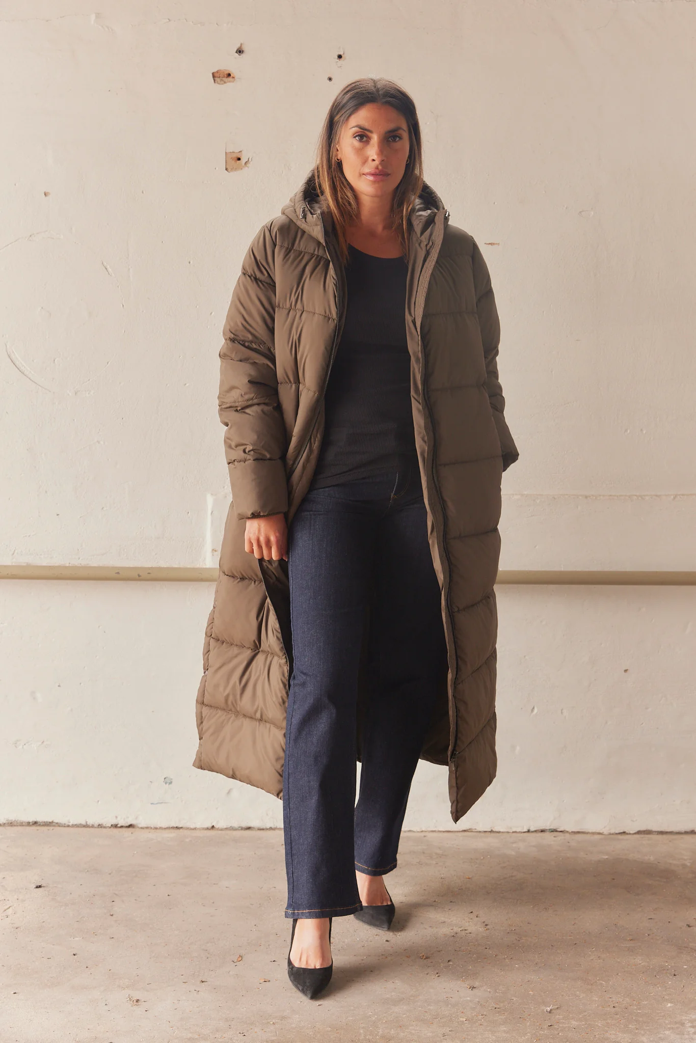 Asta Coat | Morel | Frakke fra French Laundry - Image 8
